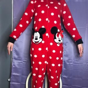 Mickey/Minnie Mouse Pajama Onesie
